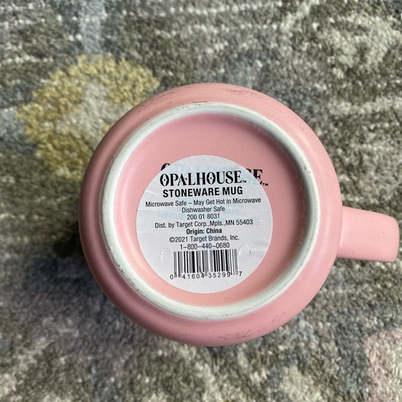 Opal house Ceramic Pink Floral Mug - Cup of Happy - Picture 2 of 5